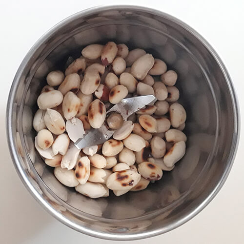 Grind Peanuts - Garlic Chutney Recipe