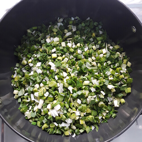 Add Green Garlic