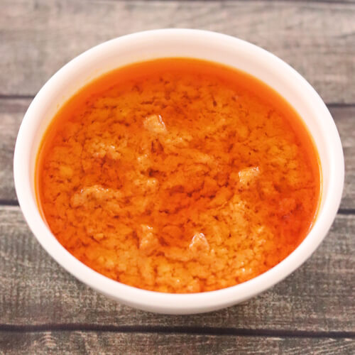 Garlic chutney ready to serve