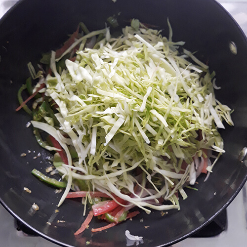 Add Cabbage - Spring Roll Recipe