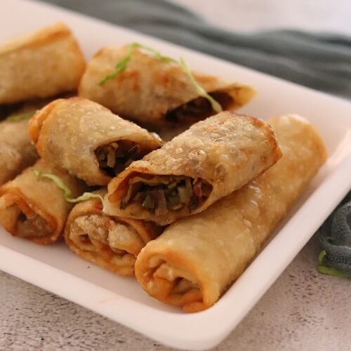 Spring Rolls Ready To Serve