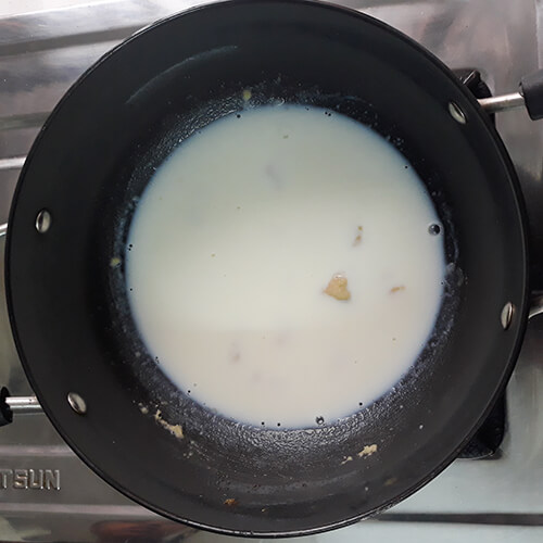 Add Milk - White Sauce Pasta Recipe