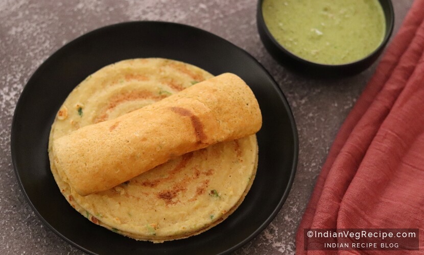 如何制作 Moong Dal Chilla 食谱